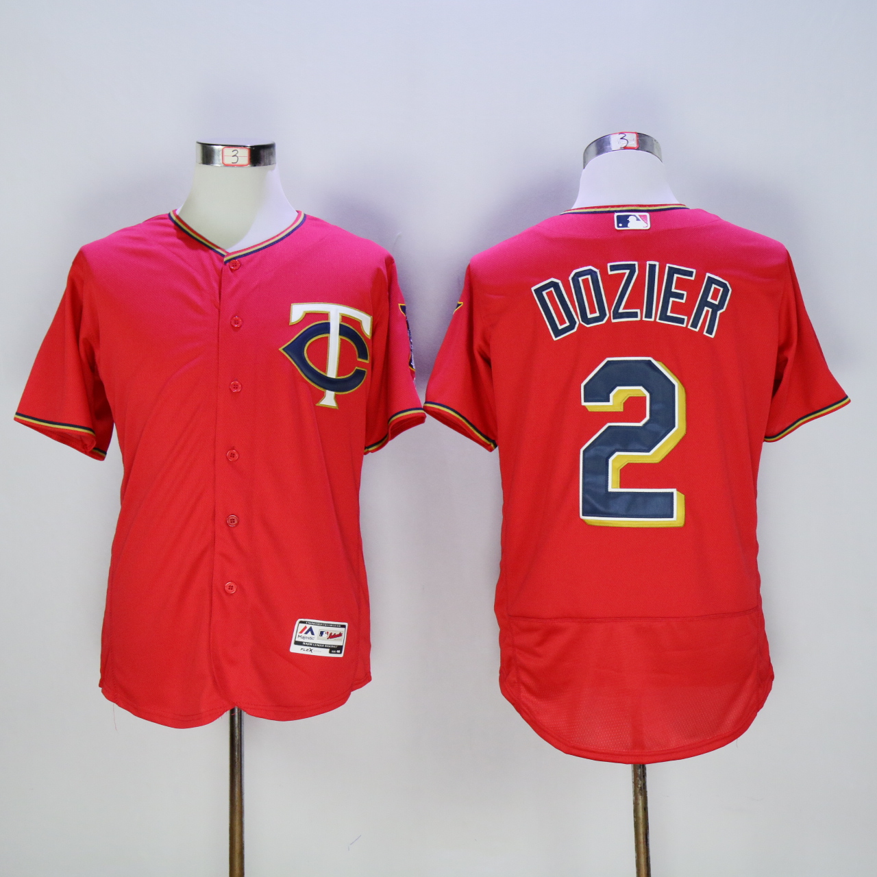 Men Minnesota Twins 2 Dozier Red MLB Jerseys